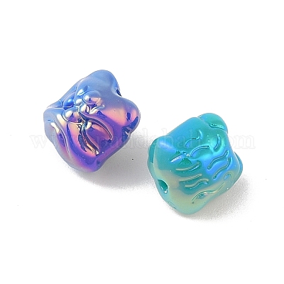 UV Plating Opaque Acrylic Beads&nbsp;OACR-Z020-01B-1