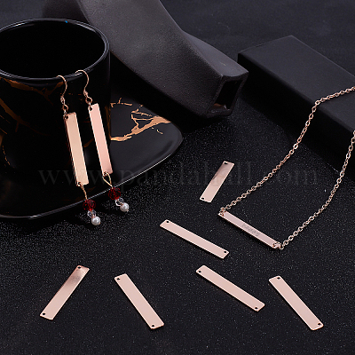 Brass Links&nbsp;KK-PH0002-15RG-1