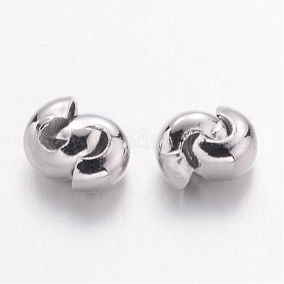 Iron Crimp Beads Covers&nbsp;IFIN-H028-NFN-NF-1