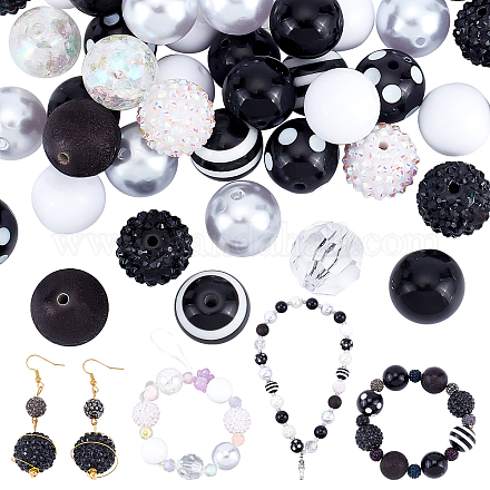 Wholesale 1 Set Opaque Acrylic Beads Set - Pandahall.com