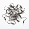 Gunmetal, 17x0.8mm, Hole: 2mm, Pin: 0.6mm