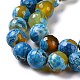 Natural Fire Crackle Agate Bead Strands&nbsp;G-K166-06F-10mm-08-6