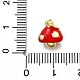 Brass Enamel Charms&nbsp;KK-K400-29G-03-3