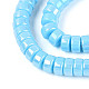AB Color Plated Opaque Glass Beads Strands&nbsp;GLAA-T026-3x6mm-P06-3