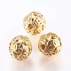 Brass Beads&nbsp;KK-F735-05G-1