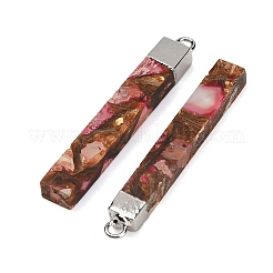 Dyed Synthetic Imperial Jasper Pendants&nbsp;GG-CBAA20A-12P-02