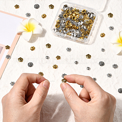 192Pcs 16 Styles Tibetan Style Alloy Bead Caps&nbsp;FIND-PA0001-07