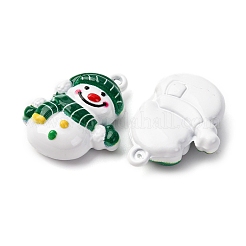 Christmas Themes Baking Paint Alloy Pendants&nbsp;LS-FIND-G097-02C