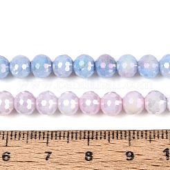 Anti-Tarnish Electroplate Glass Beads Strands&nbsp;GLAA-N056-6mm-06