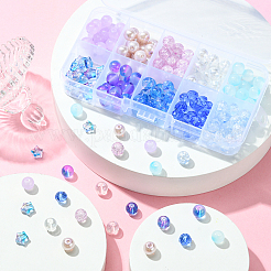 200Pcs 10 Style Glass Beads Set&nbsp;GLAA-CJ0002-36