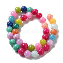 Natural Yellow Jade Beads Strands&nbsp;X-JBR10mm-C