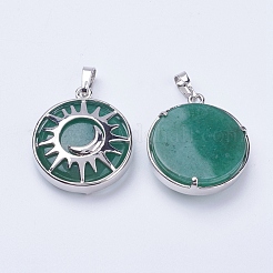 Natural & Synthetic Mixed Stone Pendants&nbsp;G-K234-B