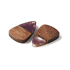 Resin & Wood Pendants&nbsp;WOOD-S061-02I