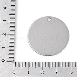 304 Stainless Steel Stamping Blank Tag Pendants&nbsp;STAS-M090-02P