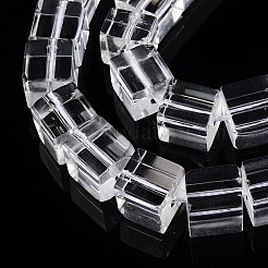 Transparent Glass Beads Strands&nbsp;GLAA-N001-46A