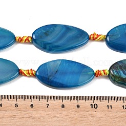 Natural Banded Agate Beads Strands&nbsp;G-F825-H01-01A