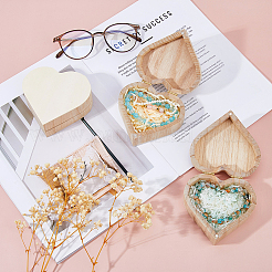 3Pcs Valentine's Day Theme Wooden Ring Storage Boxes&nbsp;CON-DC0001-16