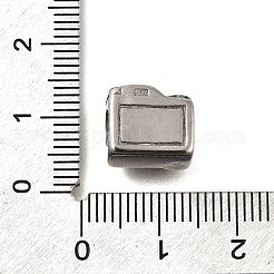 304 Stainless Steel European Beads&nbsp;STAS-M100-08AS