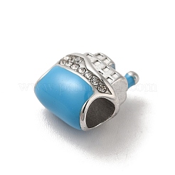 304 Stainless Steel Enamel European Beads&nbsp;STAS-G308-15P