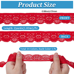 28 Yards 14 Colors Chinlon Ribbons&nbsp;OCOR-CY0003-49