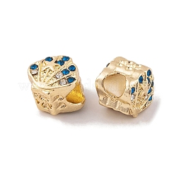 Rack Plating Alloy European Beads&nbsp;FIND-C055-10G