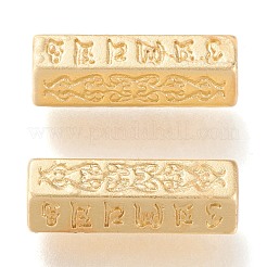 Matte Alloy Tube Beads&nbsp;PALLOY-N161-07C-MG-NR