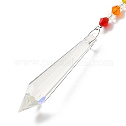 Chakra Theme Gemstone Pendant Decoration&nbsp;LS-AJEW-P098-17P