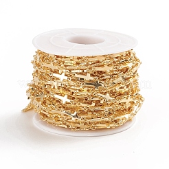 Brass Sideways Cross Link Chains&nbsp;CHC-E021-10A
