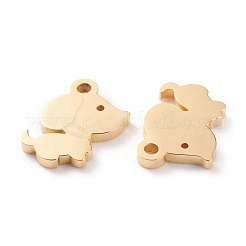 Ion Plating(IP) 304 Stainless Steel Charms&nbsp;STAS-Y002-16G
