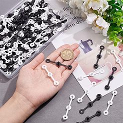 200Pcs 2 Colors Resin Female Buckle Disposable Snap&nbsp;KY-NB0001-53