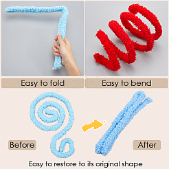 10Pcs 10 Colors DIY Plush Sticks&nbsp;DIY-CP0011-73