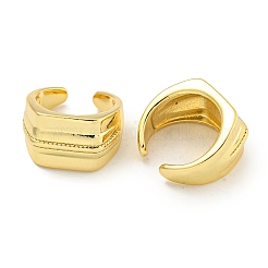 Brass Cuff Earrings for Women&nbsp;EJEW-C104-163G