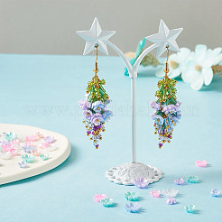 480Pcs 18 Styles Resin Imitation Pearl Bead Caps&nbsp;RESI-TA0001-50