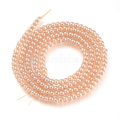 Electroplate Glass Beads Strands&nbsp;EGLA-I013-2mm-PL01