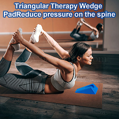 Rubber Triangle Therapy Non Slip Wedge Pillow&nbsp;AJEW-WH0696-478
