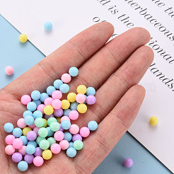Opaque Acrylic Beads&nbsp;PAB702Y-A01