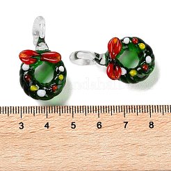 Christmas Series Handmade Lampwork Pendants&nbsp;LS-LAMP-S198-01A