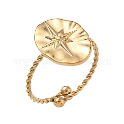 304 Stainless Steel Cuff Open Rings for Women&nbsp;SA-CBAA981-02G