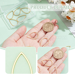 10Pcs 201 Stainless Steel Linking Rings&nbsp;STAS-UN0058-75