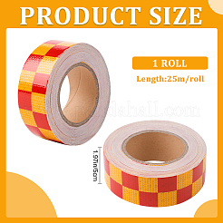 Waterproof PVC Reflective Warning Stickers&nbsp;FIND-WH0152-070D