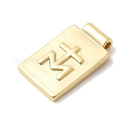 Brass Pendants&nbsp;KK-C137-02G-01