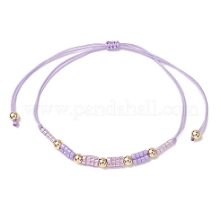 Glass Seed Beaded Braided Beads Bracelets&nbsp;BJEW-MZ00182-03