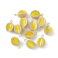 Brass Enamel Charms&nbsp;KK-G462-26LG