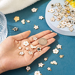 100Pcs 10 Styles Alloy Enamel Charms&nbsp;ENAM-TA0003-09