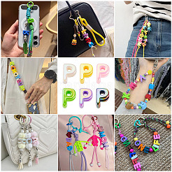 20Pcs UV Plating Opaque Acrylic European Beads&nbsp;OACR-TADJ0001-16P