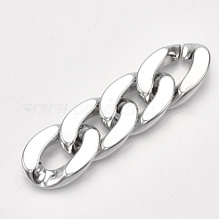UV Plating ABS Plastic Linking Rings&nbsp;X-CCB-S162-03P