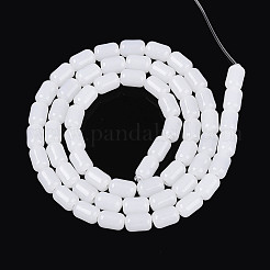 Imitation Jade Glass Beads Strands&nbsp;GLAA-T028-14J-01