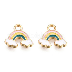 Light Gold Plated Alloy Charms&nbsp;ENAM-T009-06