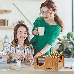 DIY Wooden Copper Foil Tape Dispenser&nbsp;AJEW-WH0270-375B