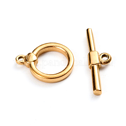Ion Plating(IP) 304 Stainless Steel Toggle Clasps&nbsp;STAS-D142-04A-G